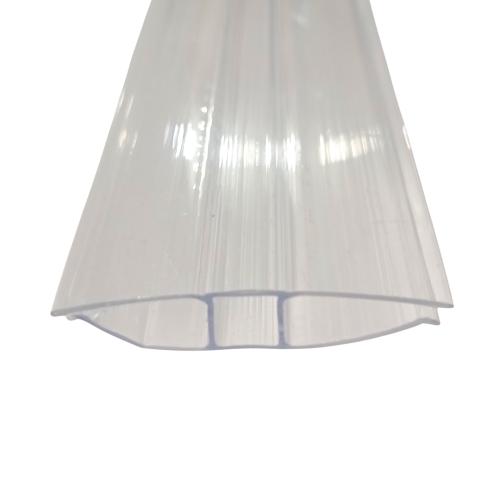 4 MM - 6 MM x 6 M / TM List Profil H Sambungan Polykarbonat Clear Batang