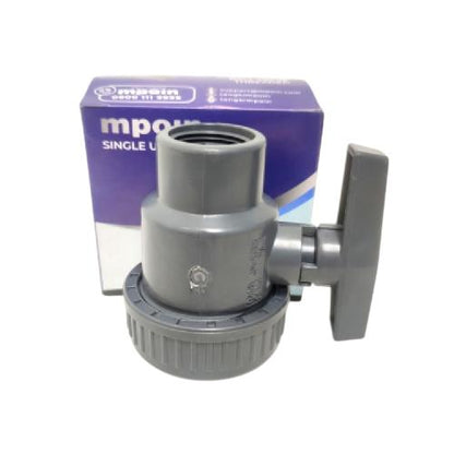 3/4 IN / MPOIN SINGLE Stop Kran Watermur Drat Dalam Plastik PVC