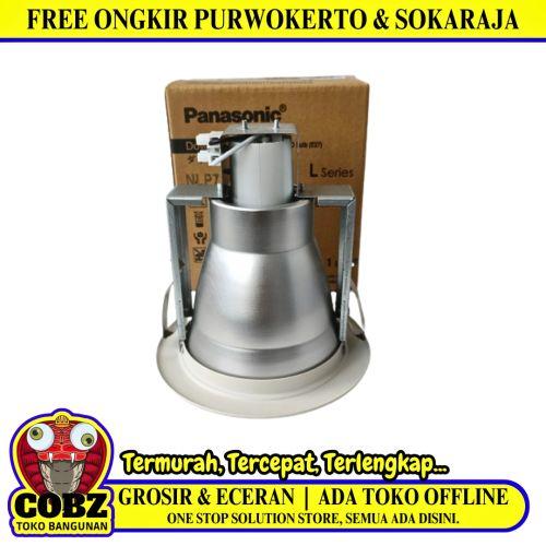 4 IN / PANASONIC Kap Lampu Rumah Lampu Downlight Frame Reflektor Putih