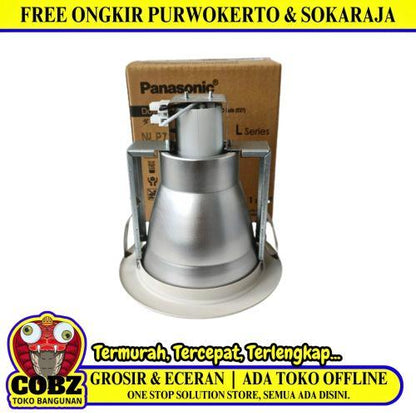 4 IN / PANASONIC Kap Lampu Rumah Lampu Downlight Frame Reflektor Putih