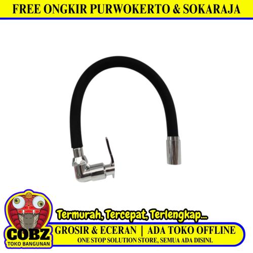 1/2 IN / POPEYEKran Angsa Fleksibel Sink BCP Tembok Stainless