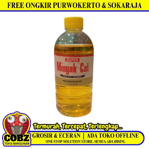 450 ML / BUNGA  Minyak Cat Pengencer Campuran Cat Botol