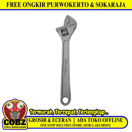 12 IN / ERDOS Kunci Inggris Bago Multifungsi Adjustable Wrench