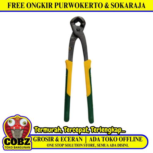 10 IN / LIYING  Catut Tang Kakak Tua Alat Potong Kawat Gagang Karet