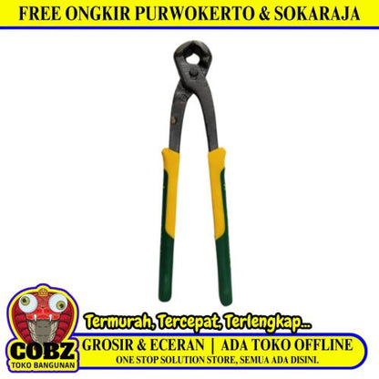 10 IN / LIYING  Catut Tang Kakak Tua Alat Potong Kawat Gagang Karet