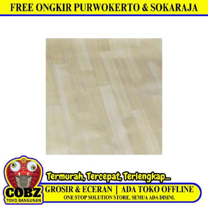 120 CM / TM Karpet Perlak Lantai Meja Vinyl PVC Cream Meter