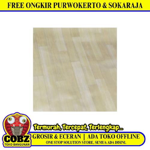 120 CM / TM Karpet Perlak Lantai Meja Vinyl PVC Cream Meter