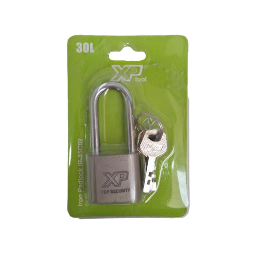 30 MM / XP IP-X5C02 Gembok Pintu Pagar Padlock Anti Maling Leher Panjang