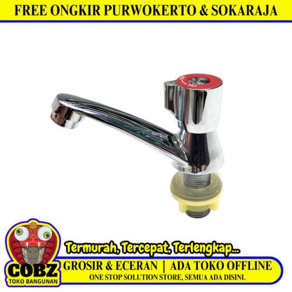 1/2 IN / CHROME 177  Kran Air Sink Wastafel Bak Cuci Piring Stainless