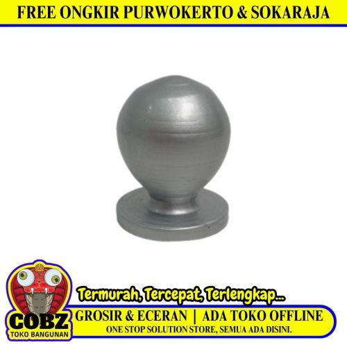 D 3 CM / COBZ Tarikan Pegangan Handle Laci Lemari Bulat SS Silver