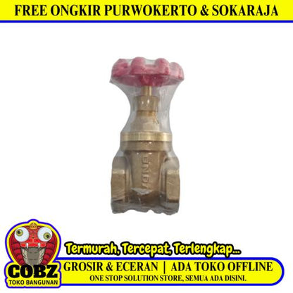 1 IN / ONDA Stop Kran Drat Dalam Ball Valve Putar Kuningan