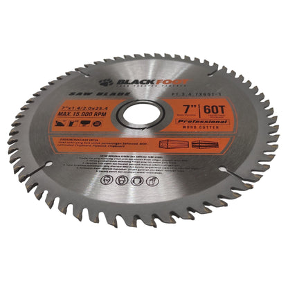 7IN x T60/BLACKFOOT Circular Saw Mata Gerinda Potong Kayu Wood Cutting