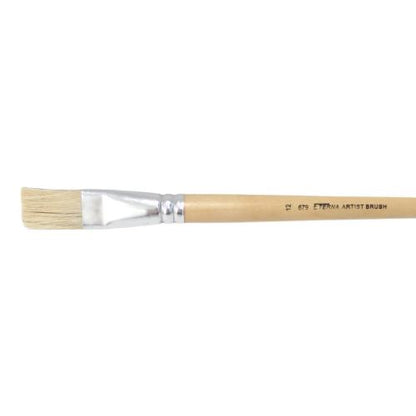 12 MM / ETERNA Kuas Lukis Tembok Kayu Besi Air Acyrlic Paint Brush