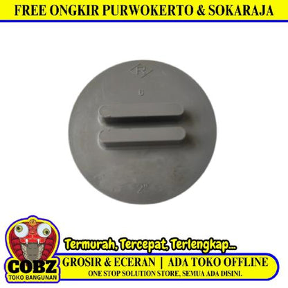 2 IN / RUCIKA D Clean Out Dop Drat Dalam Tutup Septic Tank PVC