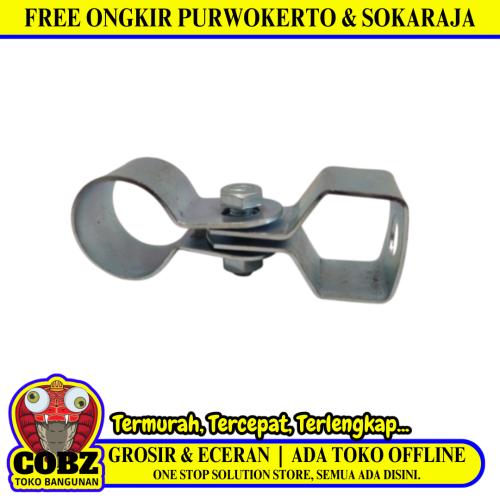 1/2 IN / TM Klem Pipa Gantung Hanger Clamp Galvanis Tebal