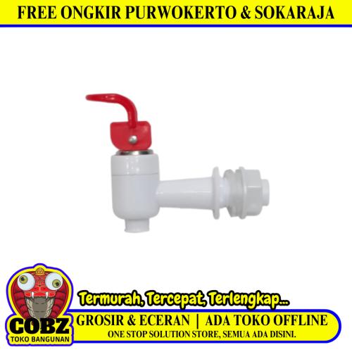 3/8 IN / COBZ Kran Dispenser Guci Drat Luar Air Panas Hot Merah