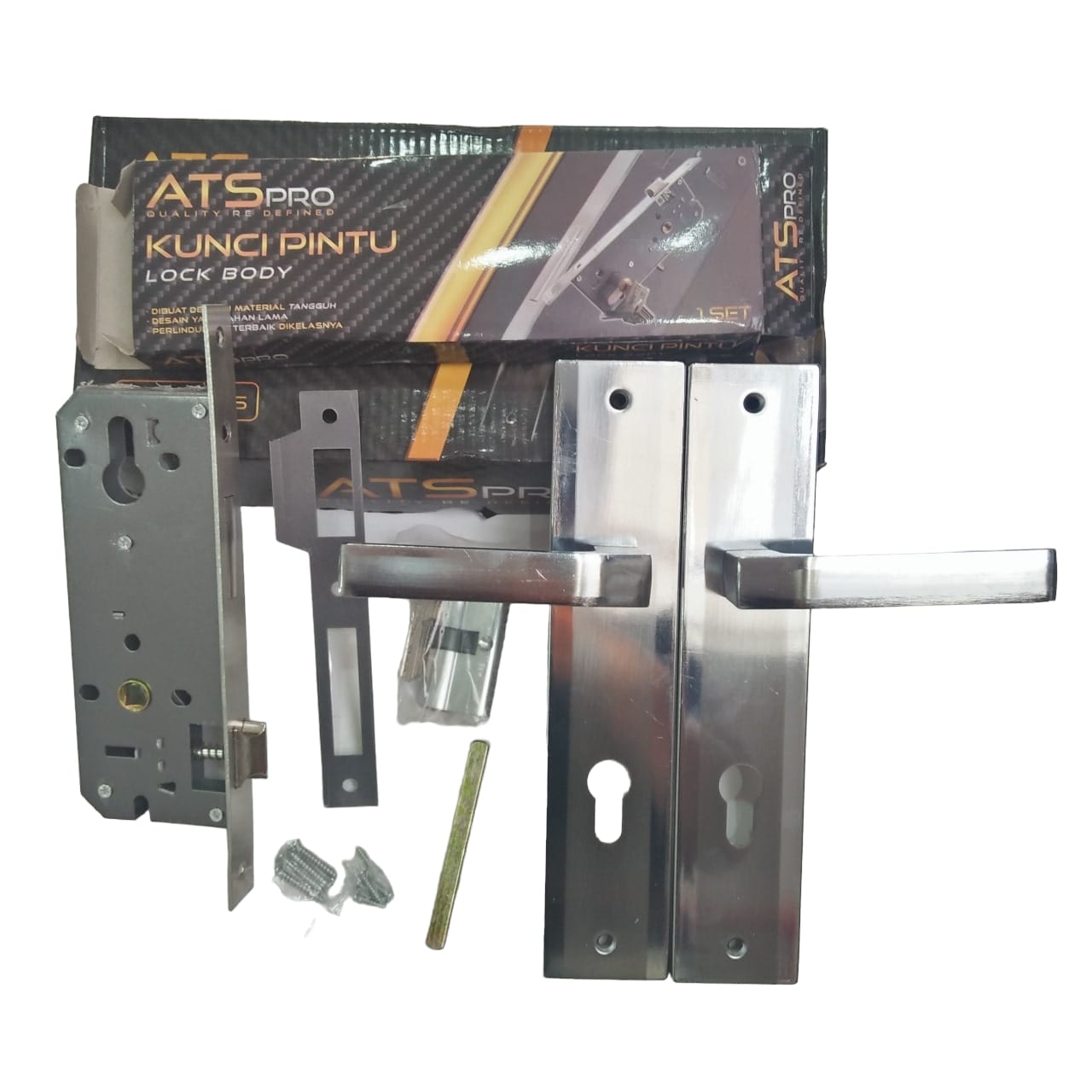 ATSPRO SN / CP Handle Door Lock Tarikan Handle Kunci Pintu Besar Set