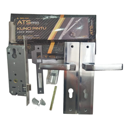 ATSPRO SN / CP Handle Door Lock Tarikan Handle Kunci Pintu Besar Set