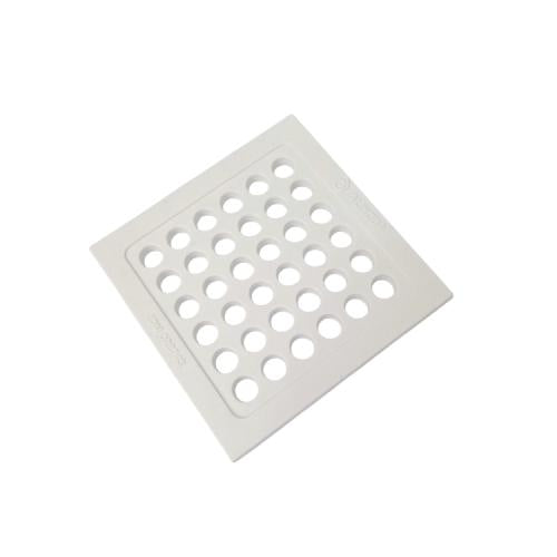 4IN/ALINCO Saringan Got Plat Floor Drain Kamar Mandi Plastik PVC White