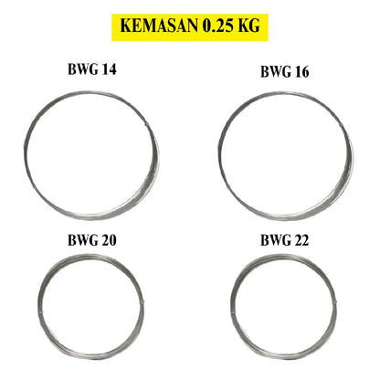 TM BWG Kawat Alat Pengikat Beton Bendrat Galvanis KG