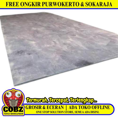 1 MM x 120 CM x 240 CM / TM Plat Eser Besi Polos Hitam Lembar