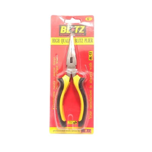 6 IN / BLITZ 01 Tang Lancip Cucut Jepit Kawat Kabel Long Nose Pliers