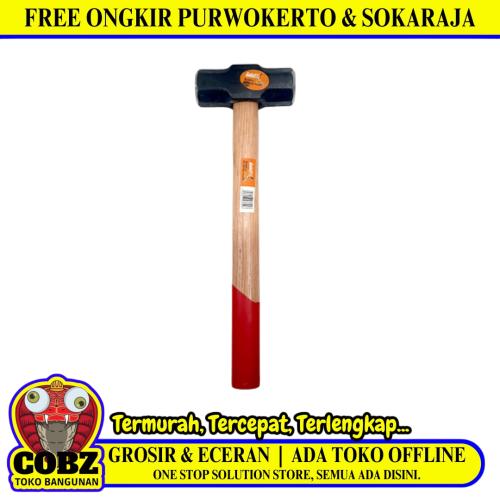 3 LB / LUDELL Palu Martil Bodem Batu Sledge Hammer Gagang Kayu