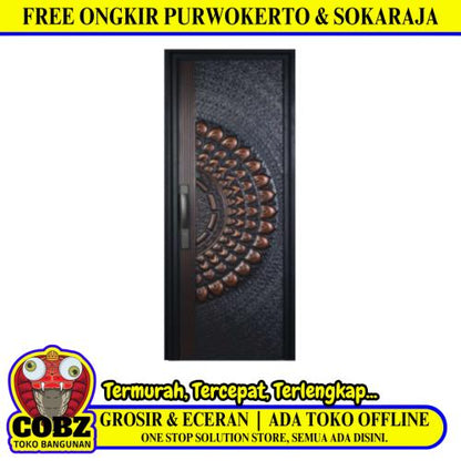 10 CM x 130 CM x 130 CM / FORTRESS OLY 130.03 MOM & SON Pintu Kamar Mandi Baja Set