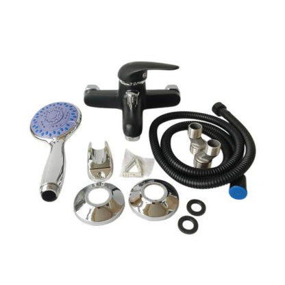 1/2 IN / PADOVA Kran Shower Panas Dingin Stainless + Selang + Shower Set