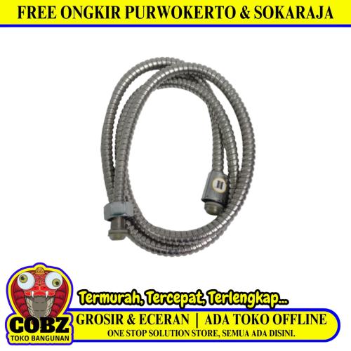 1/2 IN x 150 CM / HOM Selang Jet Shower Cebok Mandi Hose Stainless