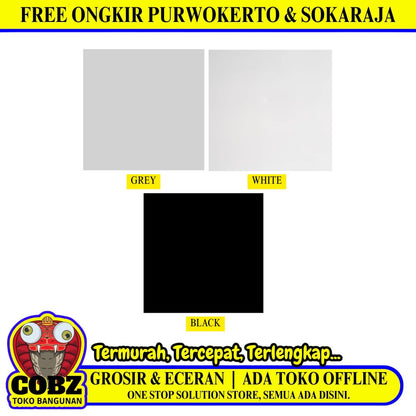 60 CM x 60 CM / PLATINUM SALSA Keramik Lantai Rumah Glossy Dus