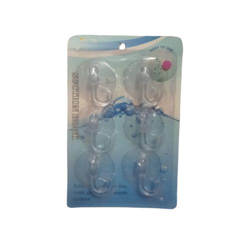 SUCTION HOOK Kapstok Cantel Gantungan Baju Dinding Mini PVC Set