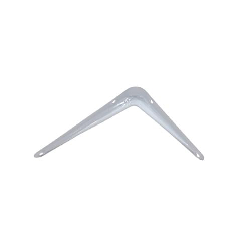 4 IN x 5 IN / TM Siku Rak L Shelf Brackets Penyangga Putih Tipis