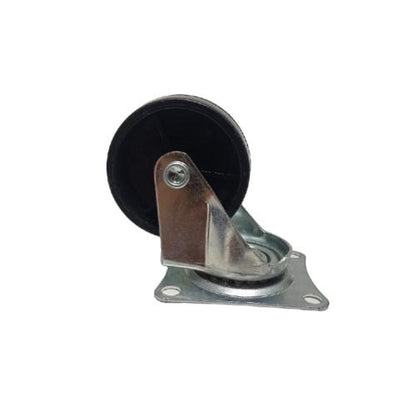 2 IN / TM Roda Hidup Trolly Non Rem Plat Nylon Hitam