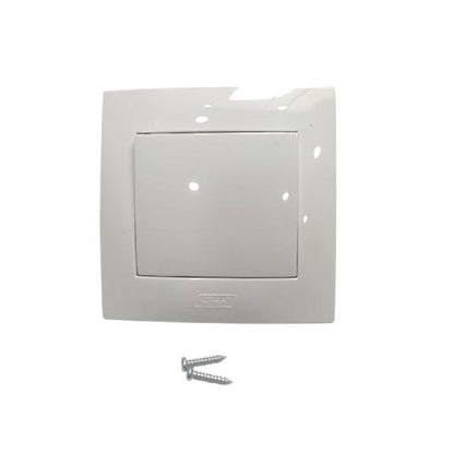 HIMEL CURVO SERIES NG-NEURAY Saklar Tunggal Single Engkel 1 Gang Tanam IB Inbow Putih