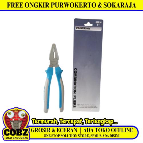 8 IN / PAORISONIC Tang Kombinasi Kawat Kabel Combination Pliers