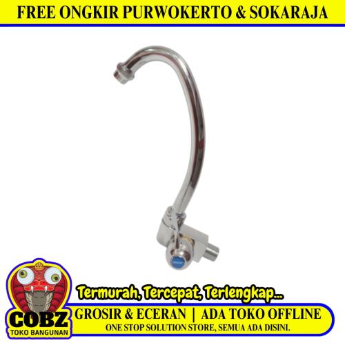 1/2 IN / ONDA Kran Angsa Sink Bak Cuci Piring Tembok Stainless