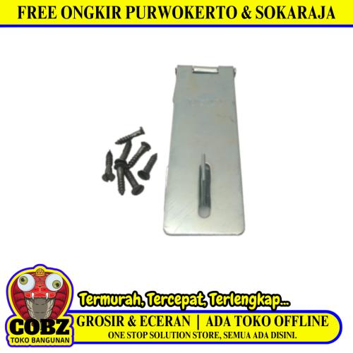 4 IN / VOXY  Grendel Overpal Kunci Slot Tempat Cantel Tembok Stainless