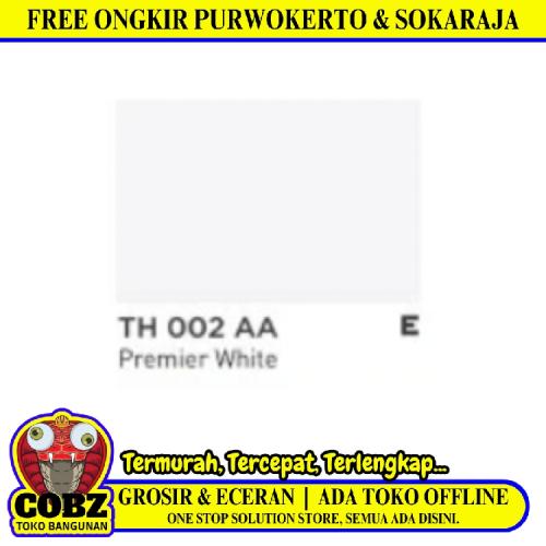 122 CM x 244 CM / TACO WHITE GLOSSY 002 AA HPL Lembar