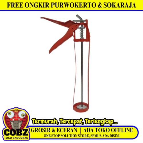 ELGLADIO Alat Tembakan Penyodok Lem Kaca Silicone Sealant Botol