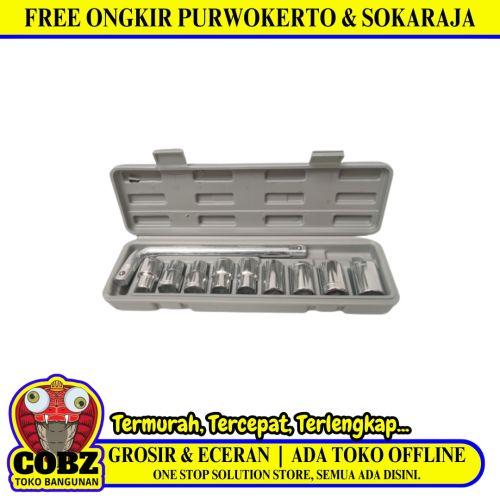 8 MM - 23 MM / BNT Mata Kunci Sok Shock Socket Wrench 9 Pcs Set