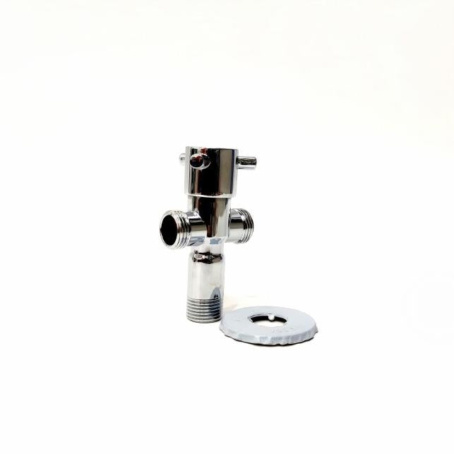 1/2 IN / ONDA 02 Stop Kran Air Cabang Tee Shower Kloset Stainless