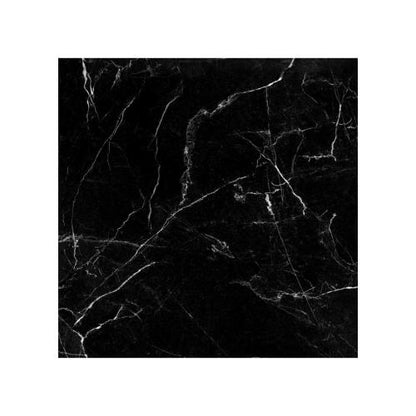 60 CM x 60 CM / PLATINUM STOCKHOLM Keramik Lantai Rumah Glossy Black Dus