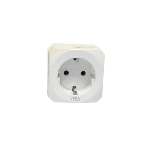 1 LUBANG / VYBA Stop Kontak Terminal Arde Tempel OB Outbow Putih