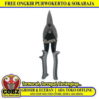 10 IN /SENTINELL Gunting Hollow Baja Ringan Seng Aviation Snip Scissor