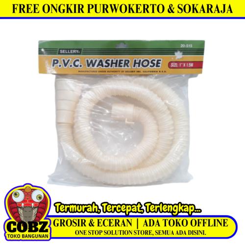 150 CM / SELLERY (20-515) Selang Pembuangan Air Mesin Cuci Bawah Outlet