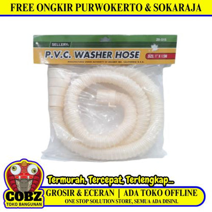 150 CM / SELLERY (20-515) Selang Pembuangan Air Mesin Cuci Bawah Outlet