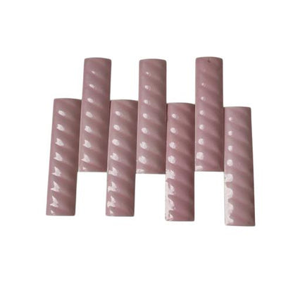 10 CM / NM Kuku Macan Bon Bon Lis Keramik Permukaan Pink Lembar