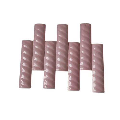 10 CM / NM Kuku Macan Bon Bon Lis Keramik Permukaan Pink Lembar