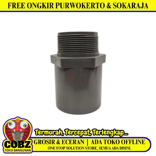 2 IN / RUCIKA AW Sok Drat Luar Shock Valve Socket Fitting Pipa PVC